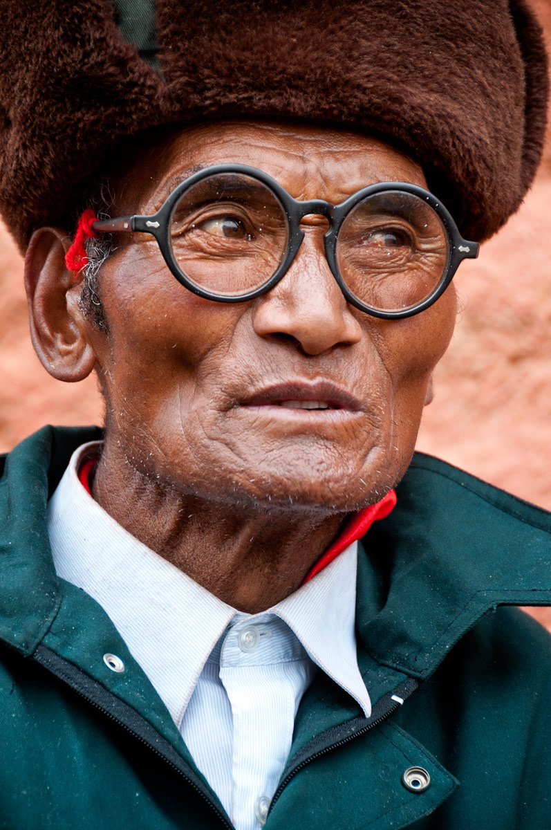 Tibetan Pilgrim, Langmusi, Tibetan China, 2010