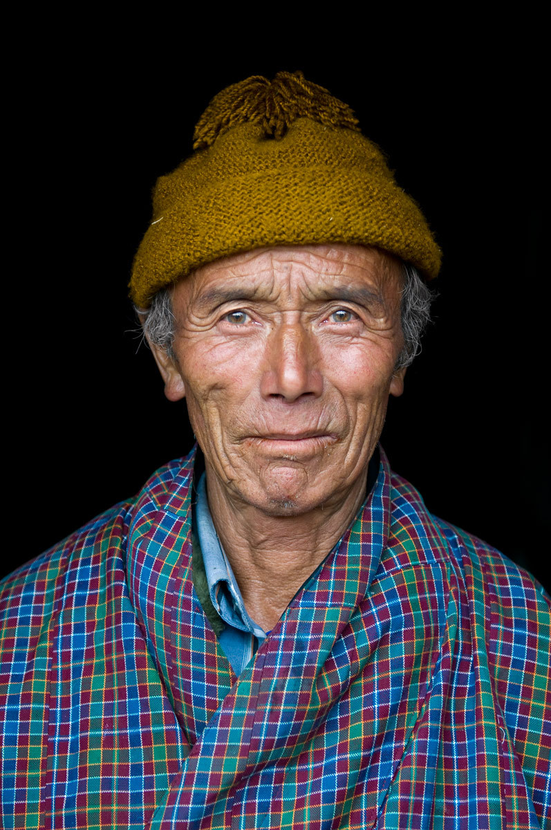 Rinzin (60), Farmer, Paro Valley, Bhutan, 2010
