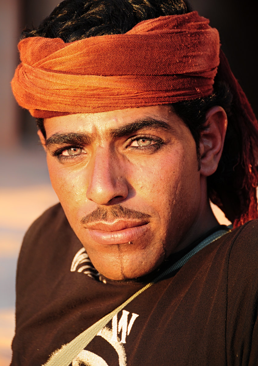 Tourist Guide, Petra, Jordan, 2008