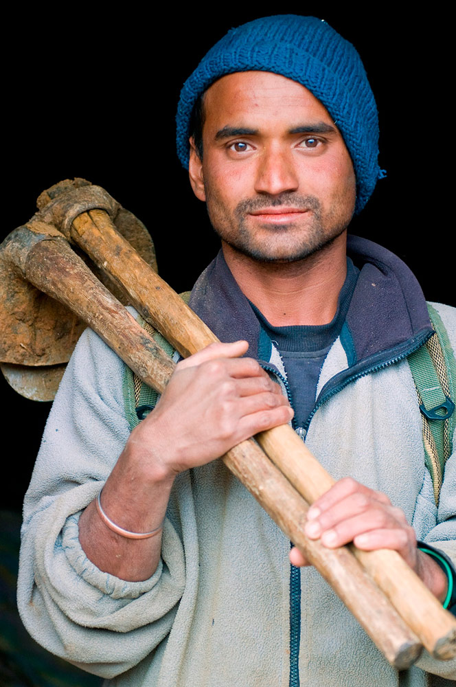 Amit, Roadworker, Paro Valley, Bhutan, 2010