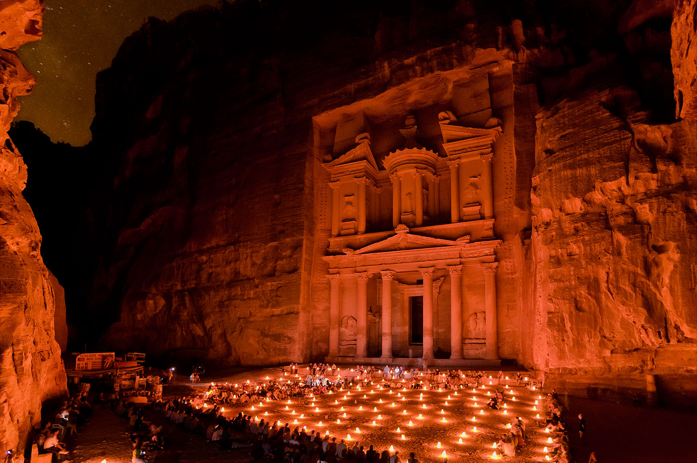 No. 11: Experience «Petra by Night» at candle-lit Khazneh and listen to the haunting music of the Bedouins - Petra, Jordan, 2008