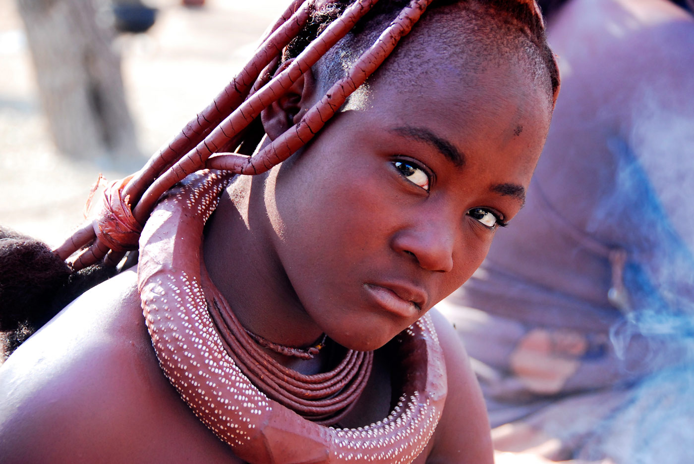 Himba minority, Kunene Region, Namibia, 2006