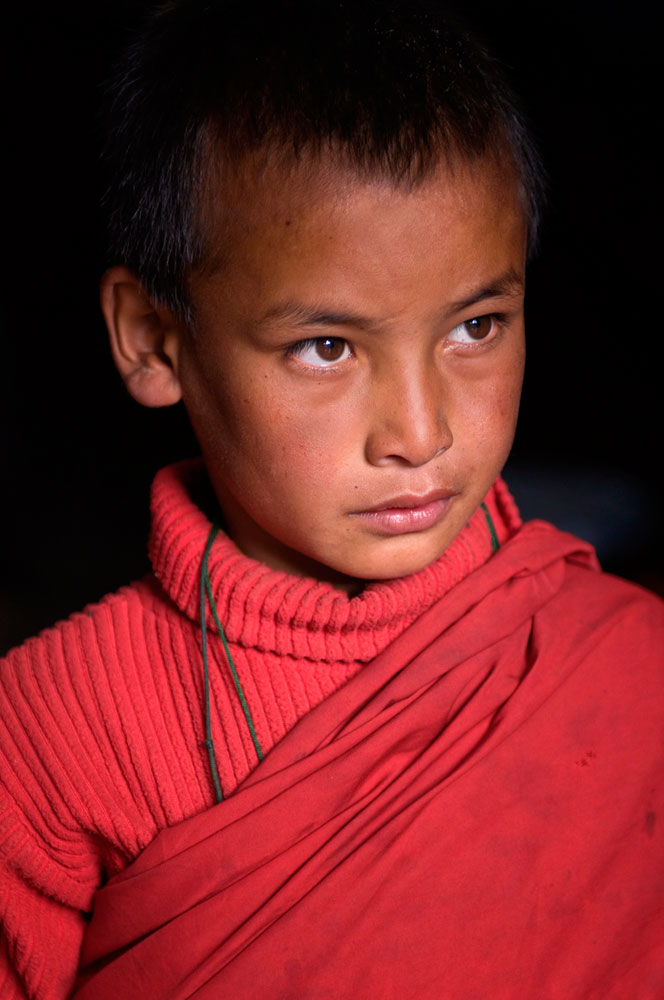 Novice, Phobjikha, Bhutan, 2010