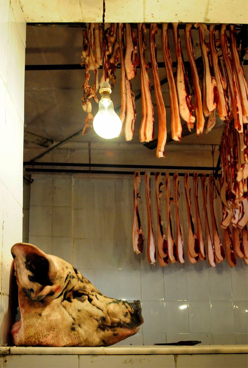 «Meat shop», Thimphu, 2010