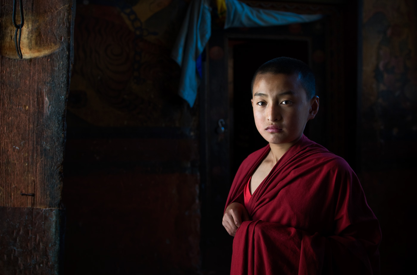 Novice, Jambay Lhakhang Monastery, Bumthang, 2010