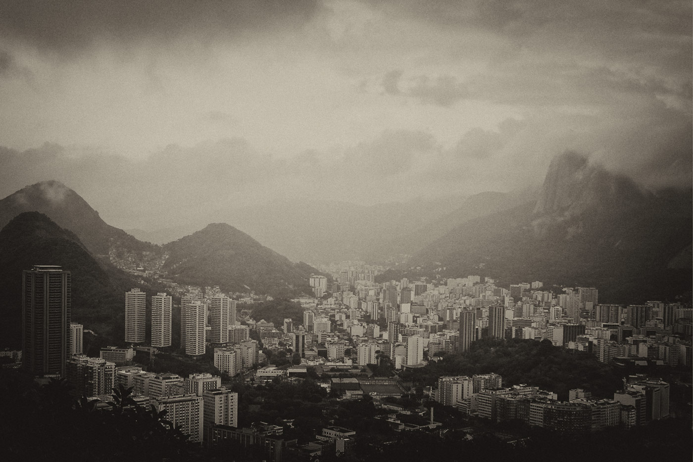 Rio de Janeiro seen from Favela Rocinha, 2004