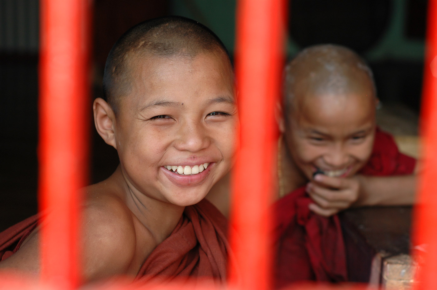 Novices, Kyaiktiyo Pagoda, Mon State, 2005