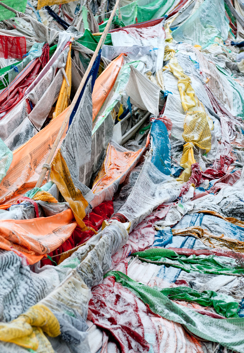 Leftovers of Sky Burial, Langmusi, Tibetan China, 2010