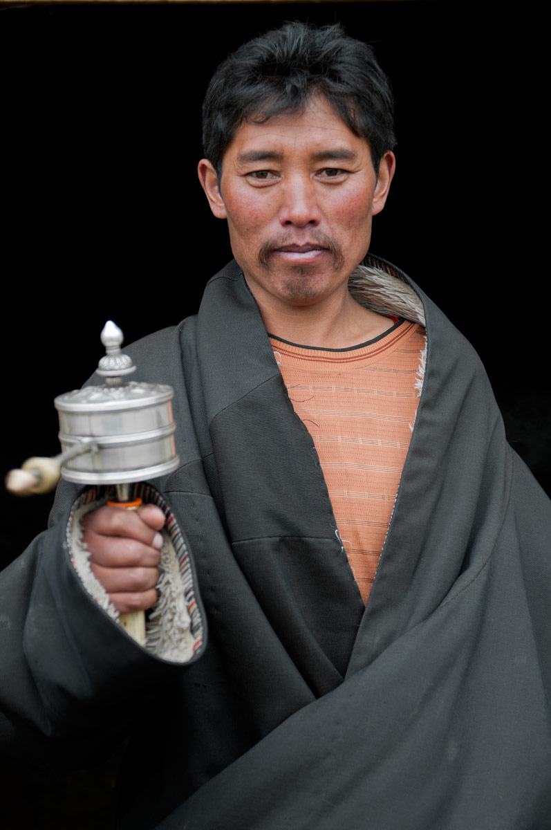 Tibetan Pilgrim, Langmusi, Tibetan China, 2010