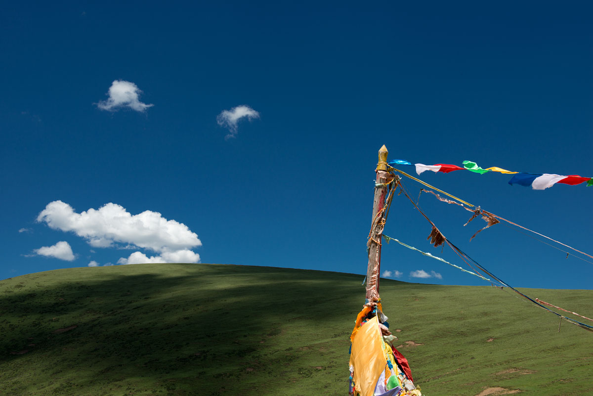 Prayerflags, Near Wengda, East Tibet, 2013