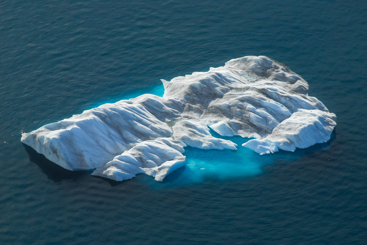 Iceberg seen from Helicopter, Western Greenland, 2007