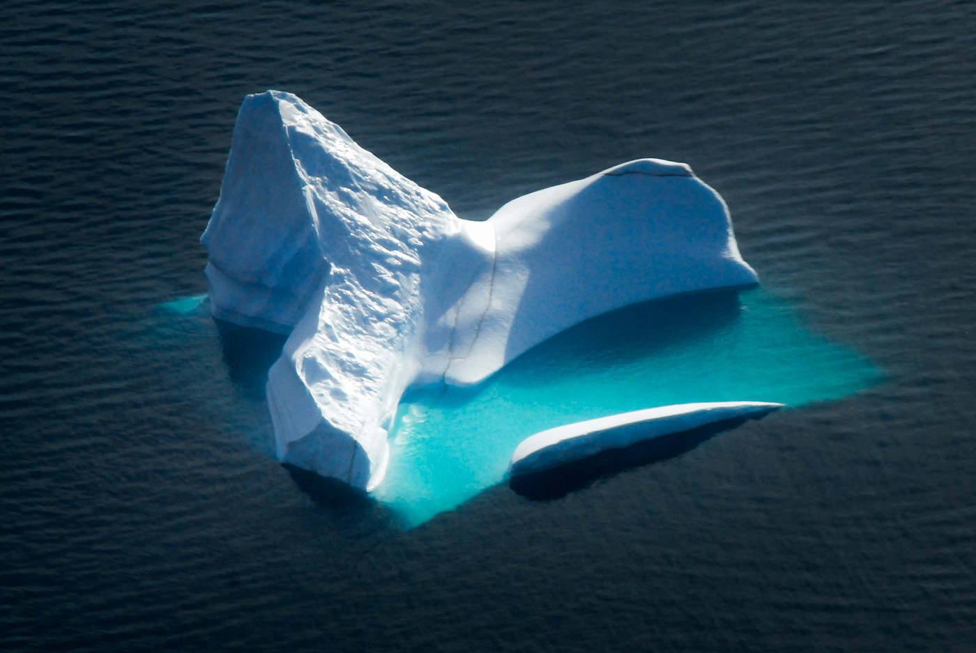 Iceberg seen from Helicopter, Western Greenland, 2007