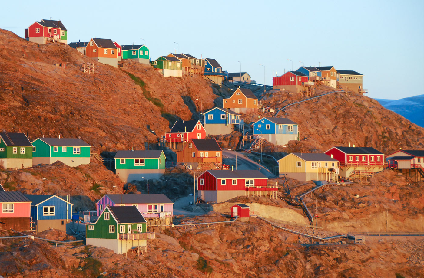 Midnight sun, Uummannaq, 2007