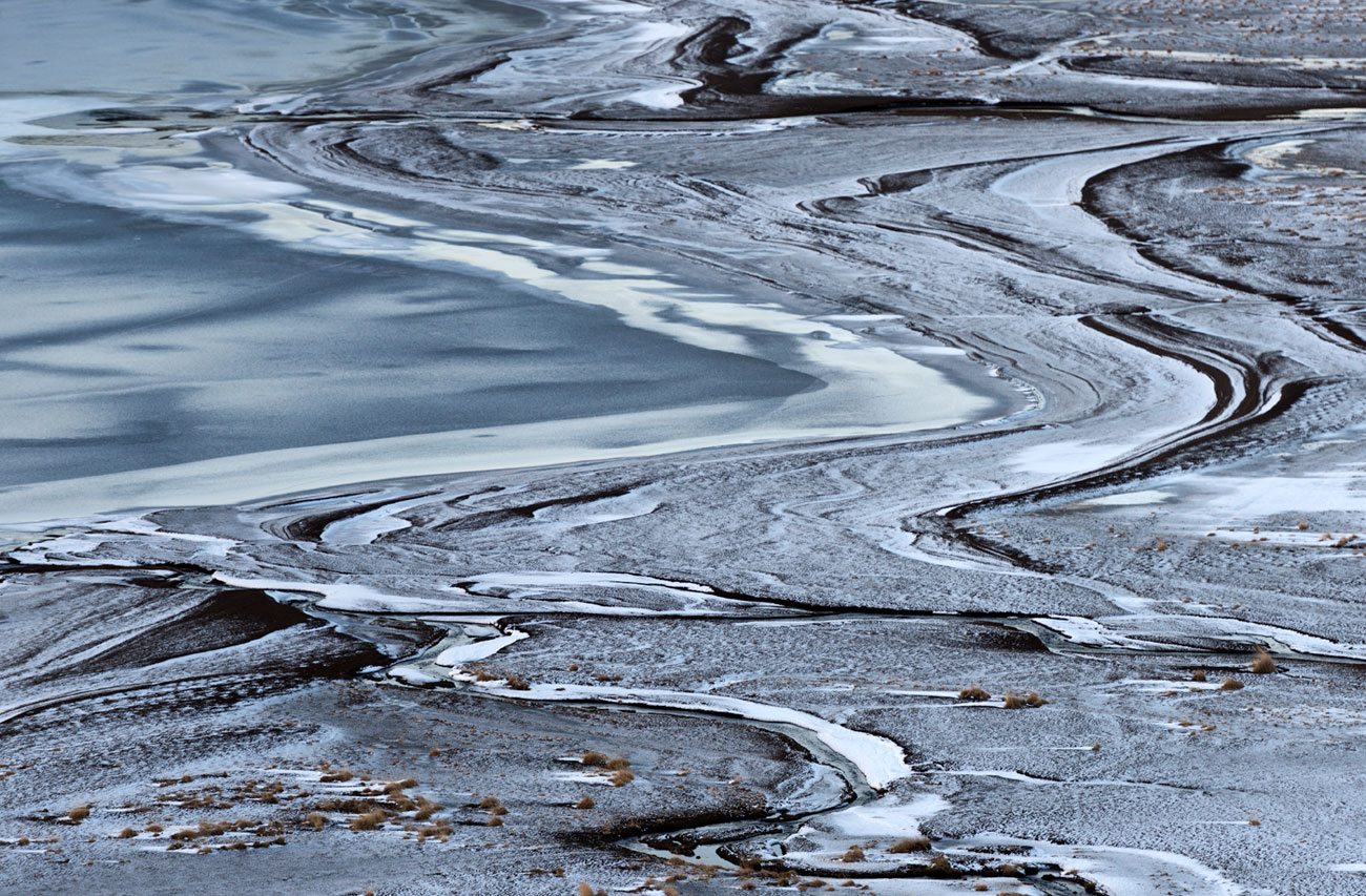 Frozen Vatnsdalsvatn, Snæfellsnes, 2013