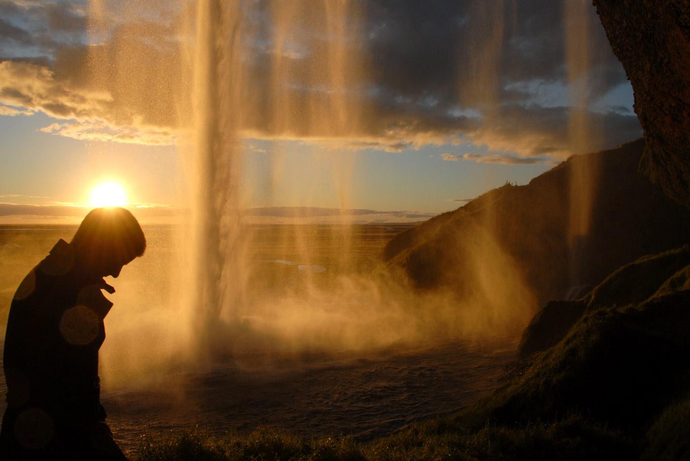 Behind Seljalandsfoss, 2007