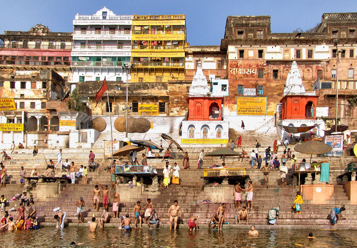 Washing Ghats, Varanasi, Uttar Pradesh, 2004