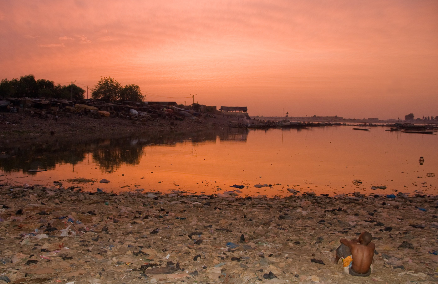 African Sunset, Mopti, 2009