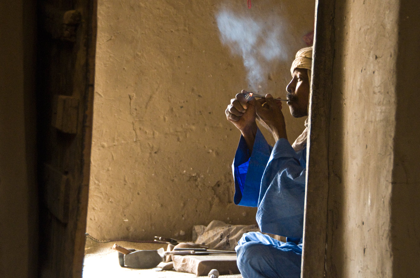 Guard in museum, Tombouctou, 2009