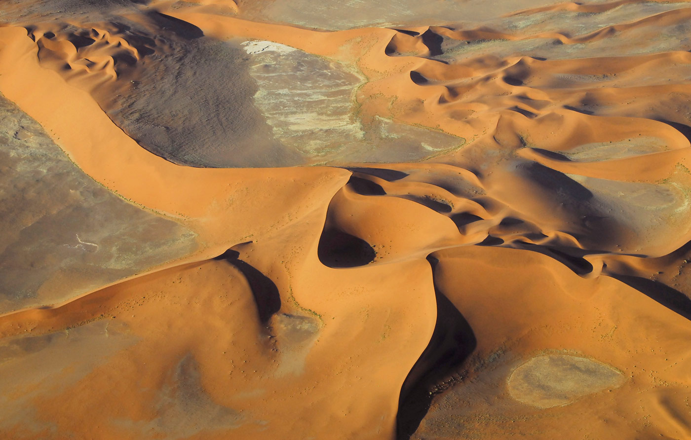 Aerial view, Sossusvlei, 2006 