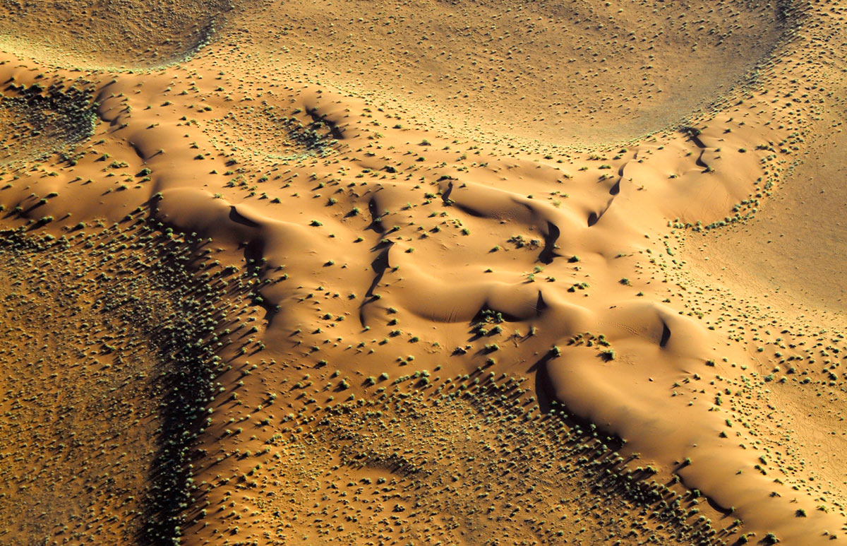 Aerial view, Dunes Namib Desert, 2006 