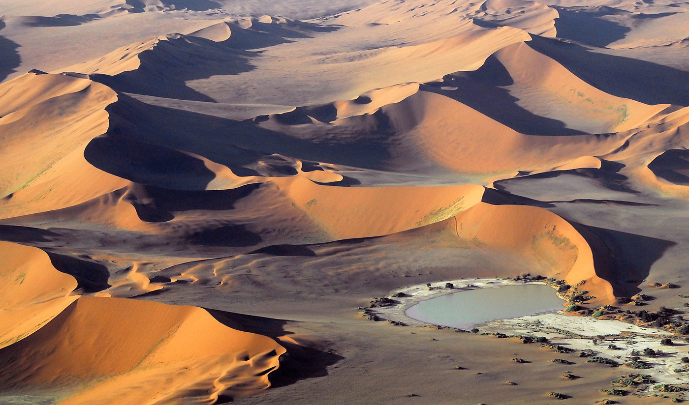 Aerial view, Sossusvlei, 2006 