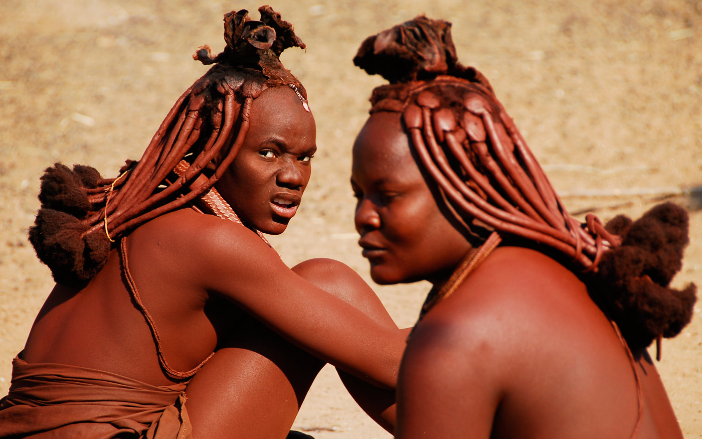 Himba minorities, Kunene Region, 2006
