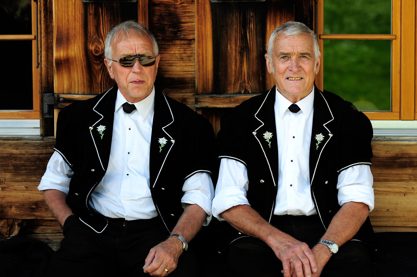 Bernese traditional costume, Chuenisbärgli, Adelboden (BE), 2012